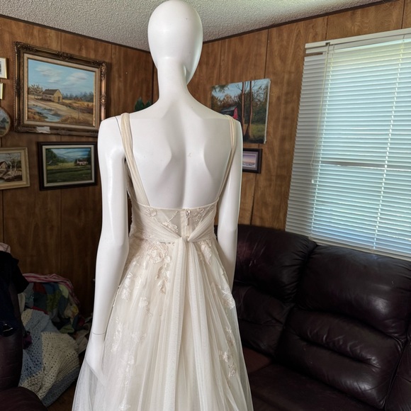 Willowby by Waters Whimsical Boho Fairycore Wedding Gown - Picture 9 of 11